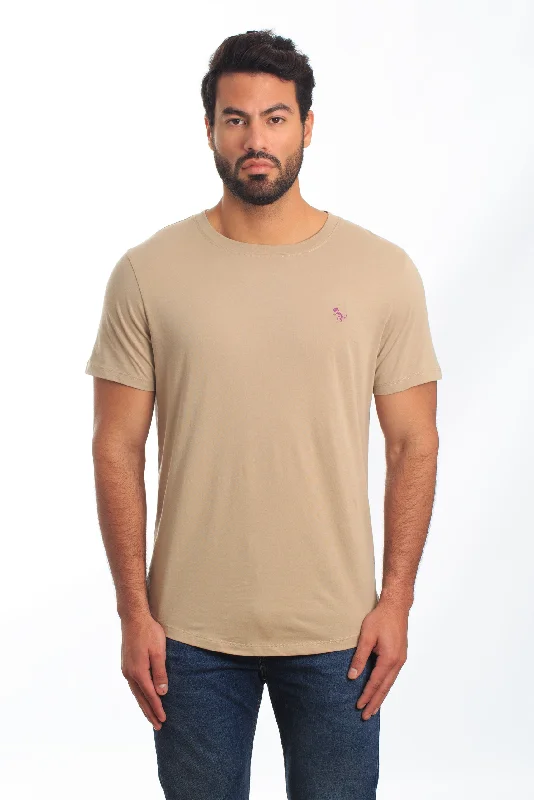 Mens Sand T-Shirt Tee-123