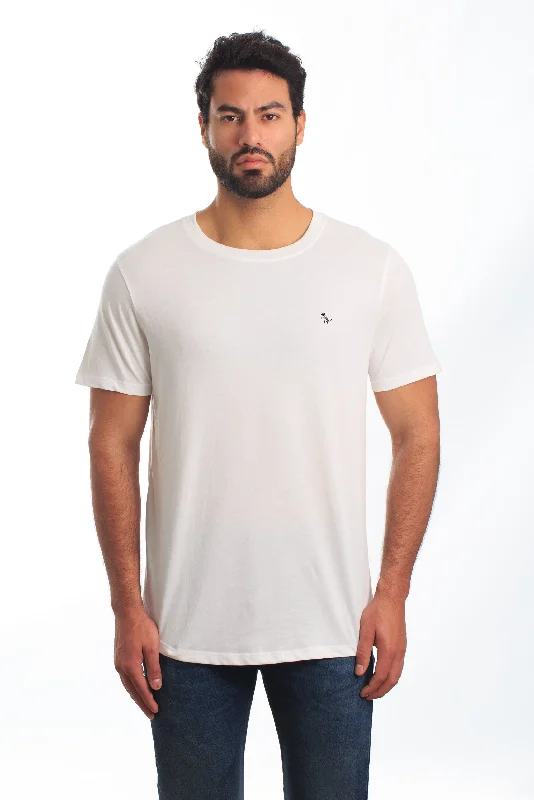 Mens White T-Shirt Tee-120