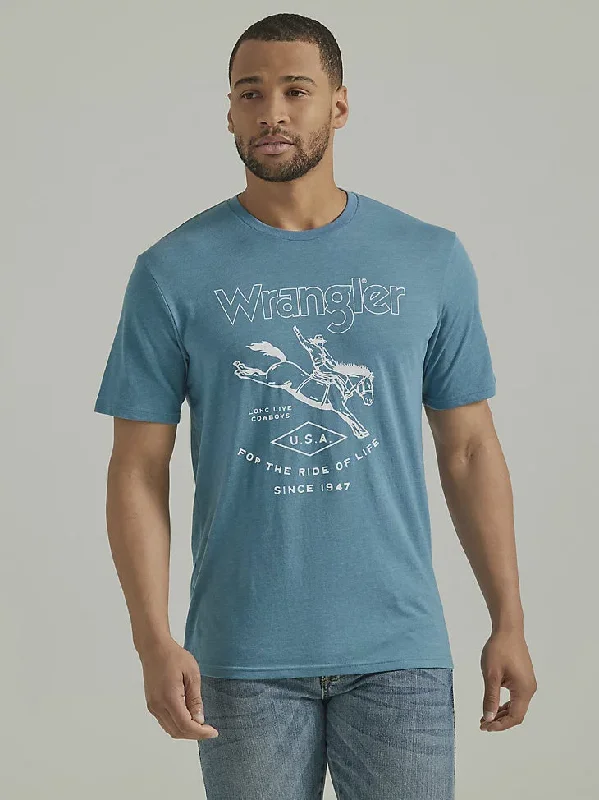 MENS WRANGLER BRONC RIDER TSHIRT