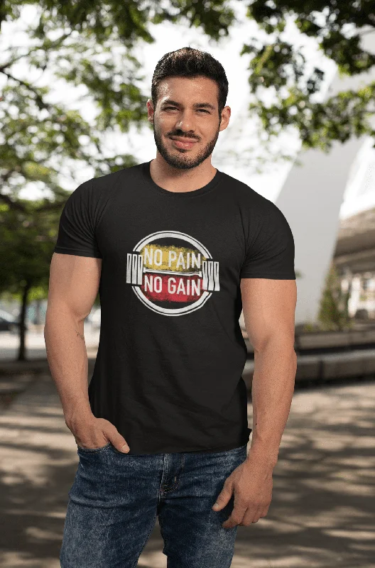 "NO PAIN, NO GAIN" - HALF-SLEEVE T-SHIRTS