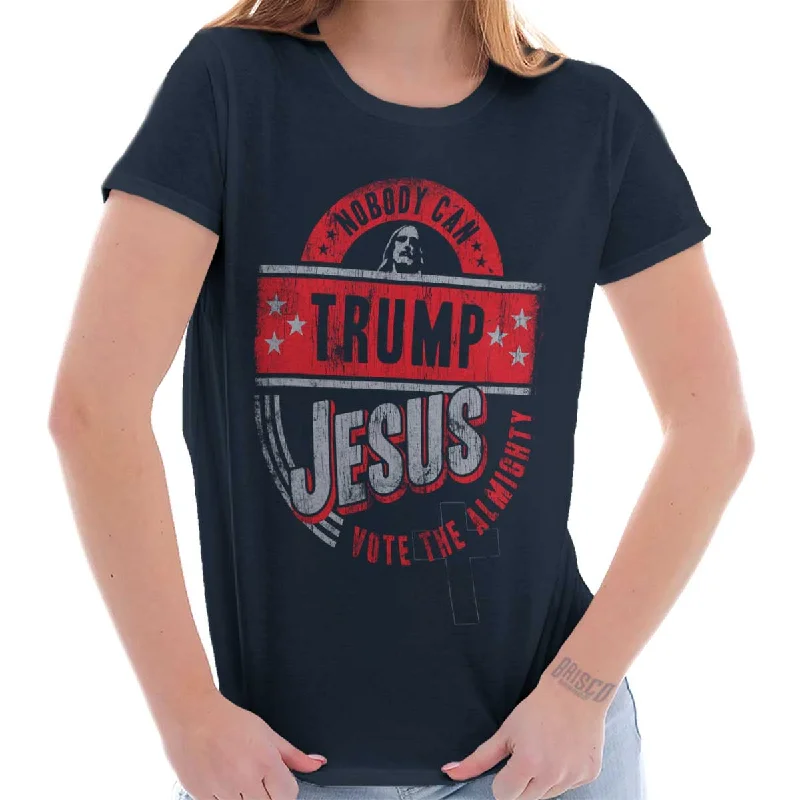 Trump Jesus Ladies T Shirt