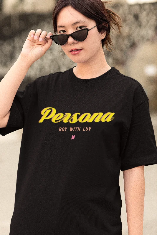 Persona- Boy with Luv: BTS - HALF-SLEEVE T-SHIRTS