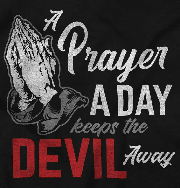 Pray A Day V-Neck T Shirt