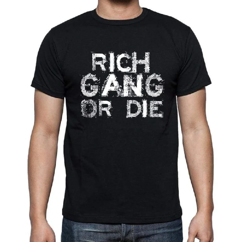 RICH Family Gang Tshirt, Men's Tshirt, Black Tshirt, Gift T-shirt 00033