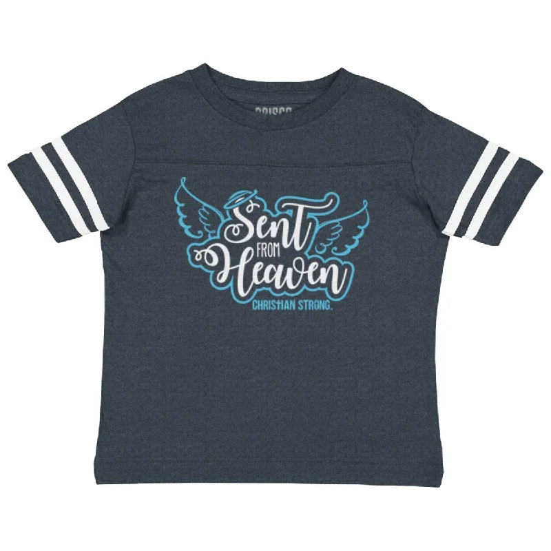 Sent From Heaven Toddler Football Jersey T-shirt