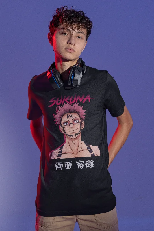 Sukuna-Jujutsu Kaisen: Anime- Regular Fit T-Shirts