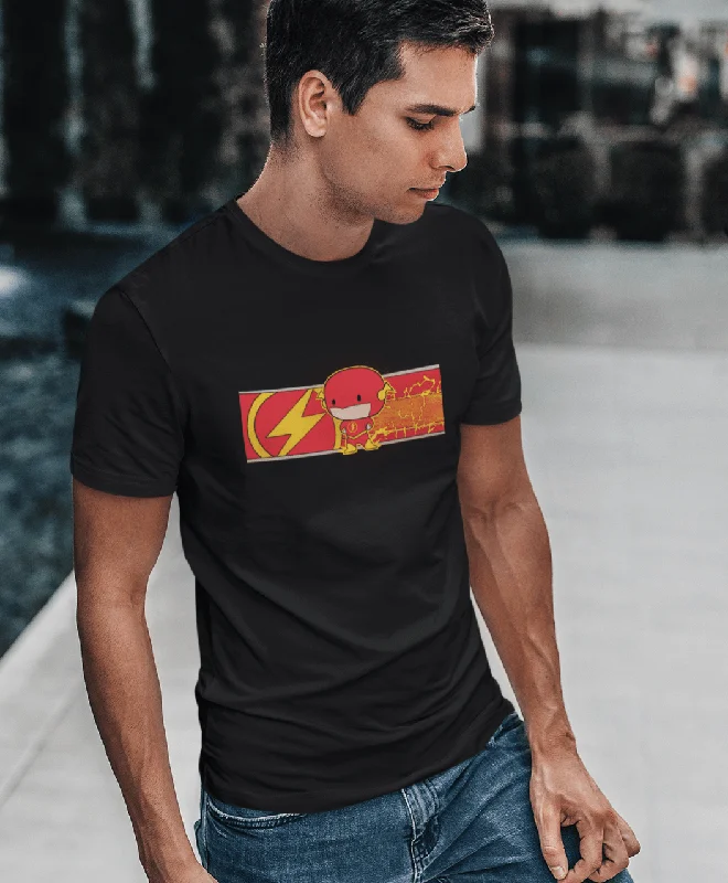 THE FLASH: HALF-SLEEVE T-SHIRTS