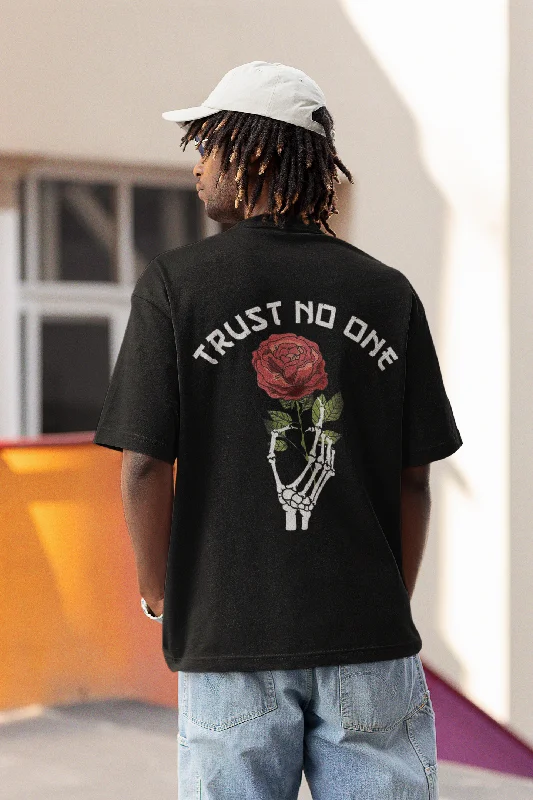 Trust No One (Double Sided Print): Oversized T-SHIRT