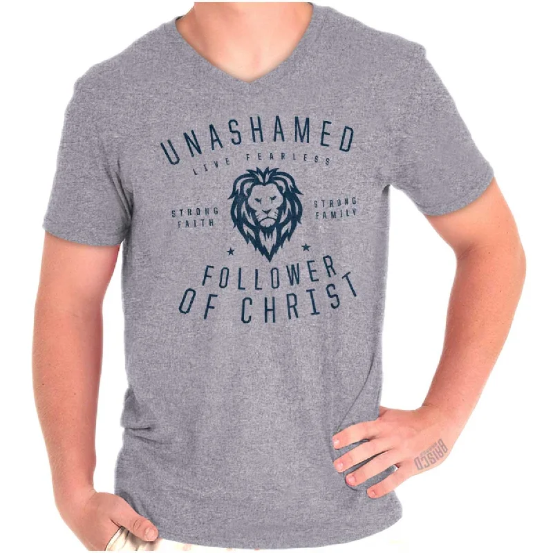 Unashamed Follower V-Neck T Shirt