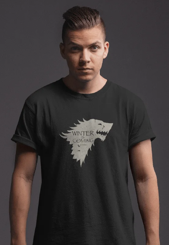 WINTER IS COMING -GAME OF THRONES" - HALF SLEEVE T-SHIRTS